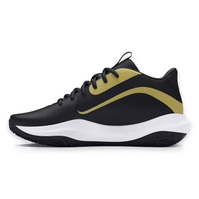 Under Armour 3028512 Ua Lockdown 7 Basketbol Siyah-Sarı Erkek Spor Ayakkabı - 4