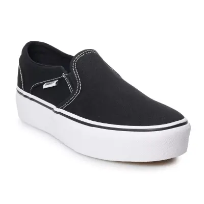 Vans Vn0A3Wmm Wm Asher Platform Siyah Unisex Spor Ayakkabı - 1