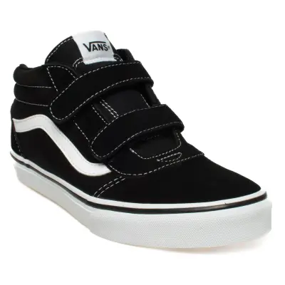 Vans Vn0A5Hz9 Yt Ward Mid V Sneakers Siyah Çocuk Spor Ayakkabı - 1