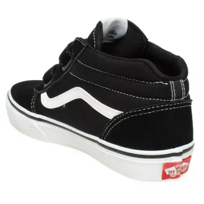 Vans Vn0A5Hz9 Yt Ward Mid V Sneakers Siyah Çocuk Spor Ayakkabı - 4