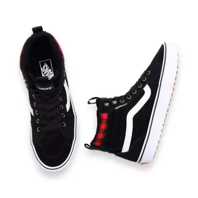 Vans Vn0A5Hzk Mn Filmore Hi Vansguard Sneaker Siyah-Kırmızı Erkek Spor Ayakkabı - 3