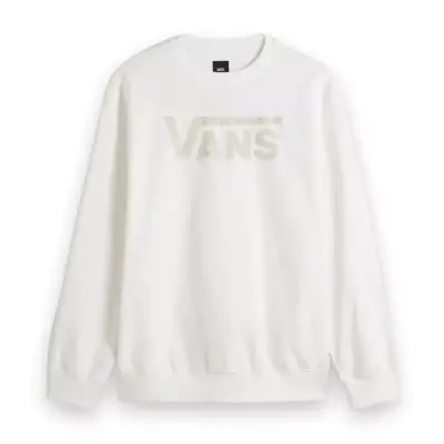 Vans Vn0A7Y3U Classic Vans Crew-B Kırık Beyaz Unisex Sweatshirt - 1