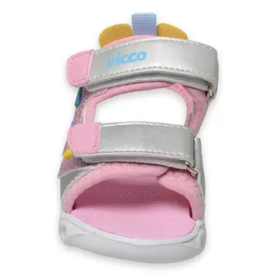 Vicco 321.B24Y204 Hilda Bebe Phylon Işılklı Pembe Erkek Çocuk Sandalet - 3