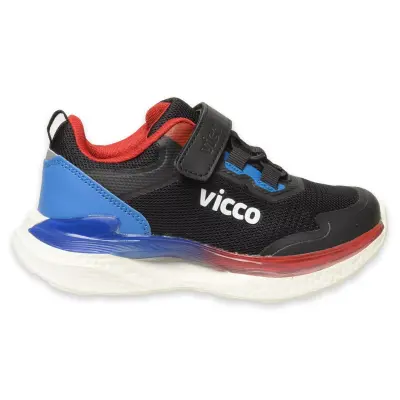 Vicco 346.F23K.318 Yancy Filet Phylon Siyah-Kırmızı Kız Çocuk Spor Ayakkabı - 2